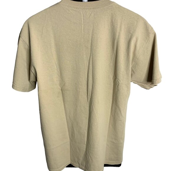 Jean Michel Basquiat Crewneck T Shirt L Beige Short Sleeve Neo Expressionism Art - Picture 4 of 6